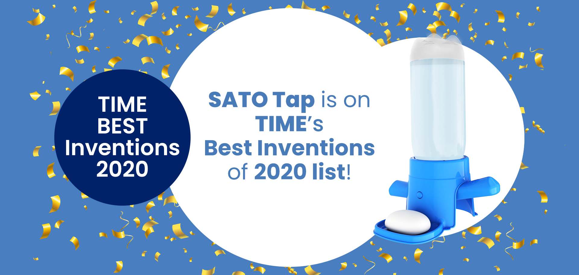 SATO Tap Inventions banner