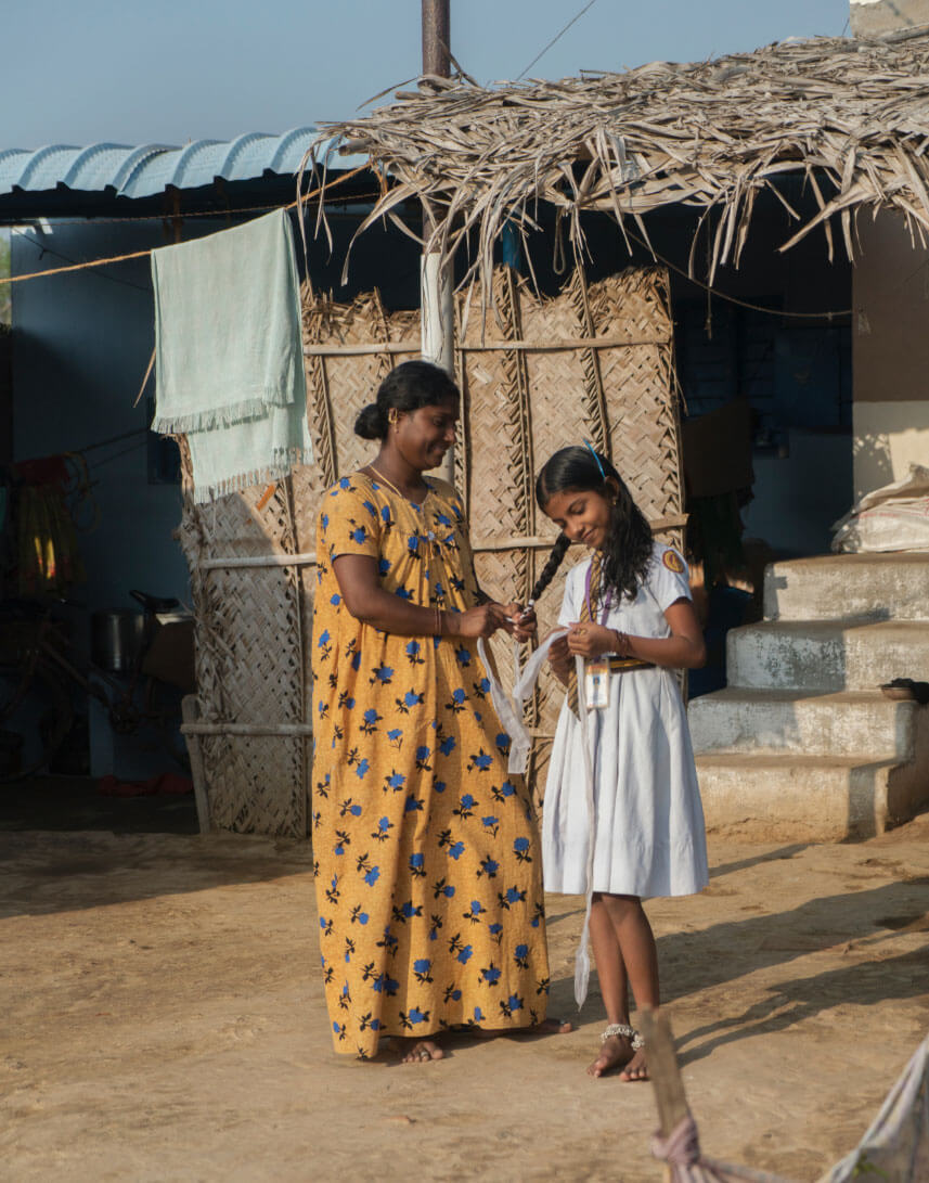 More than half of the 72 million residents of Tamil Nadu live in rural villages.